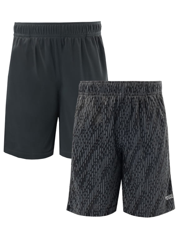 Boys Core Performance Shorts, 2-Pack, Sizes 4-18 & Husky