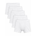 thumbnail image 1 of Wonder Nation Boys' All White Boxer Briefs, 5-pack, Sizes S-XL, 1 of 3