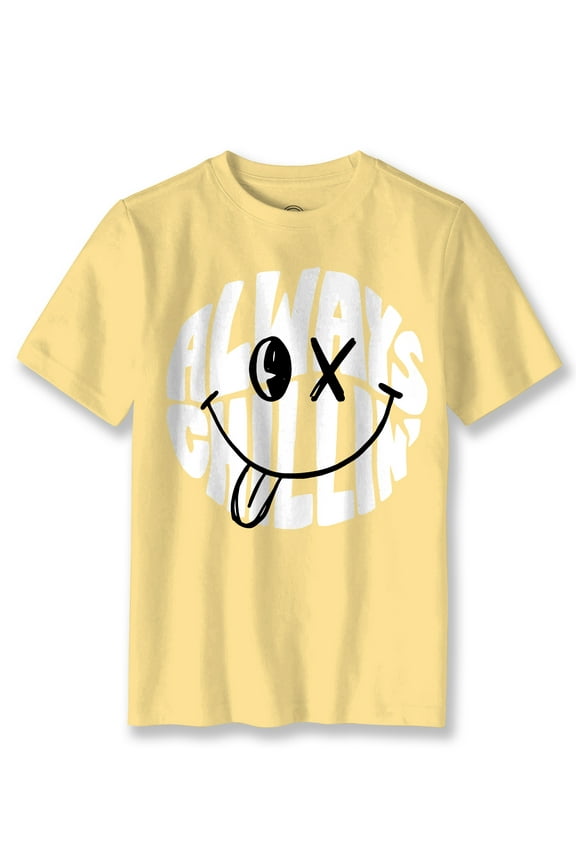 Boys' & Big Boys' Always Chillin Short Sleeve Graphic T-Shirt, Sizes 4-18