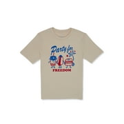 Wonder Nation Boys Americana T-Shirt, Sizes 4-18 & Husky
