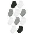 thumbnail image 1 of Wonder Nation Boys Ankle Socks, 10 Pack, Size 0M- 5T, 1 of 5