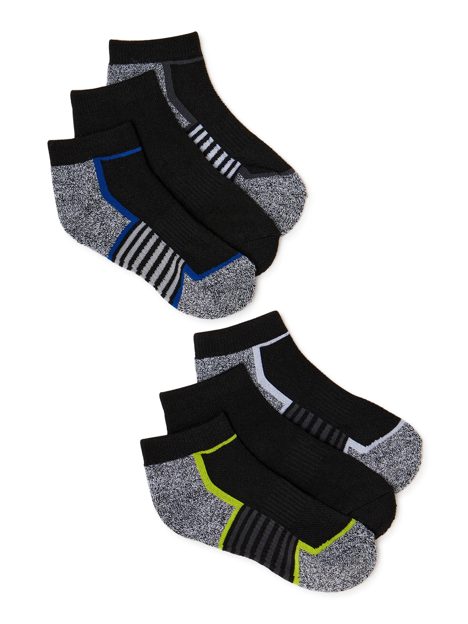 Wonder Nation Boys Ankle Socks, 6-Pack, Sizes S-L - Walmart.com