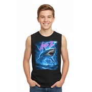 , Boys' & Big Boys Graphic Core Tank Top, Lock In, Sizes 4-16 Husky