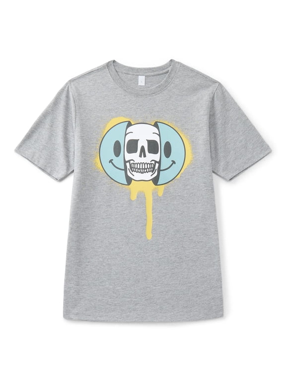 Boys' & Big Boys' Skull Graphic Tee, Sizes 4-18