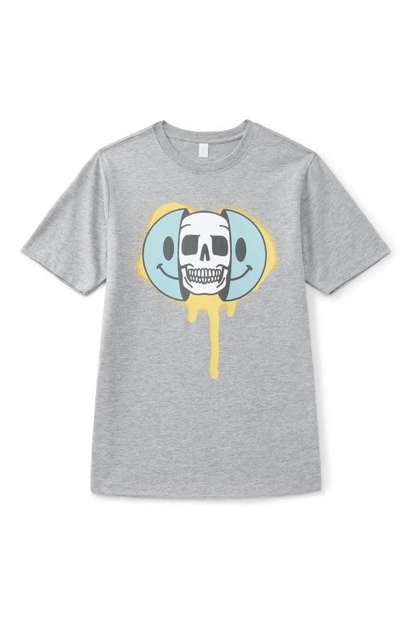 , Boys' & Big Boys' Graphic Tee, Skull, Sizes 4-18