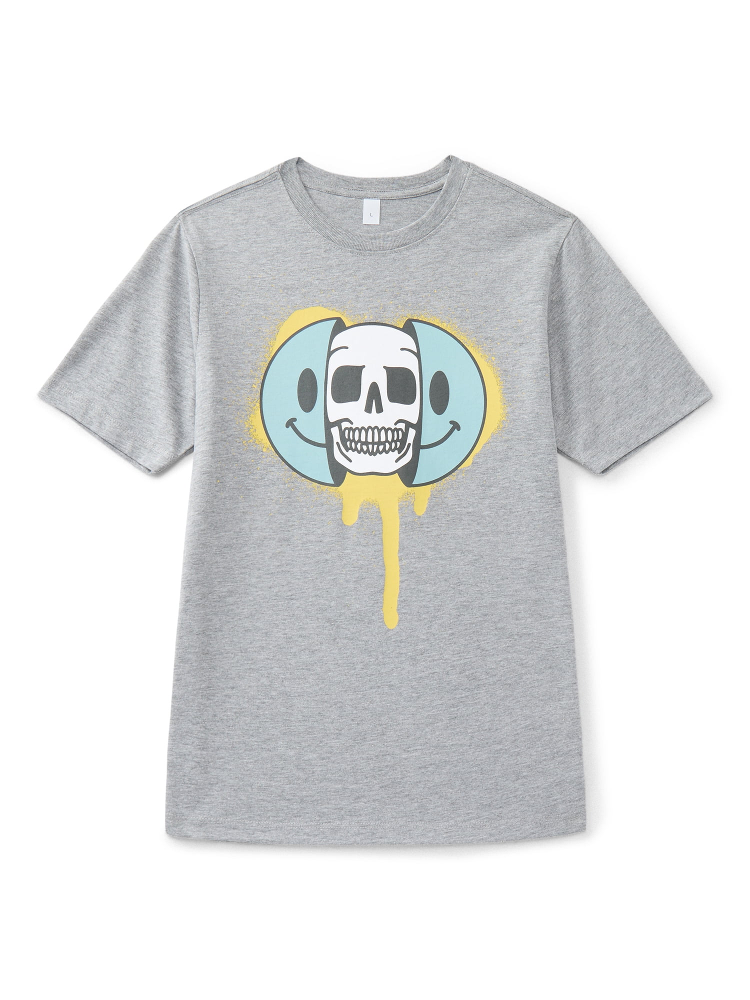 Wonder Nation, Boys' & Big Boys' Graphic Tee, Skull, Sizes 4-18