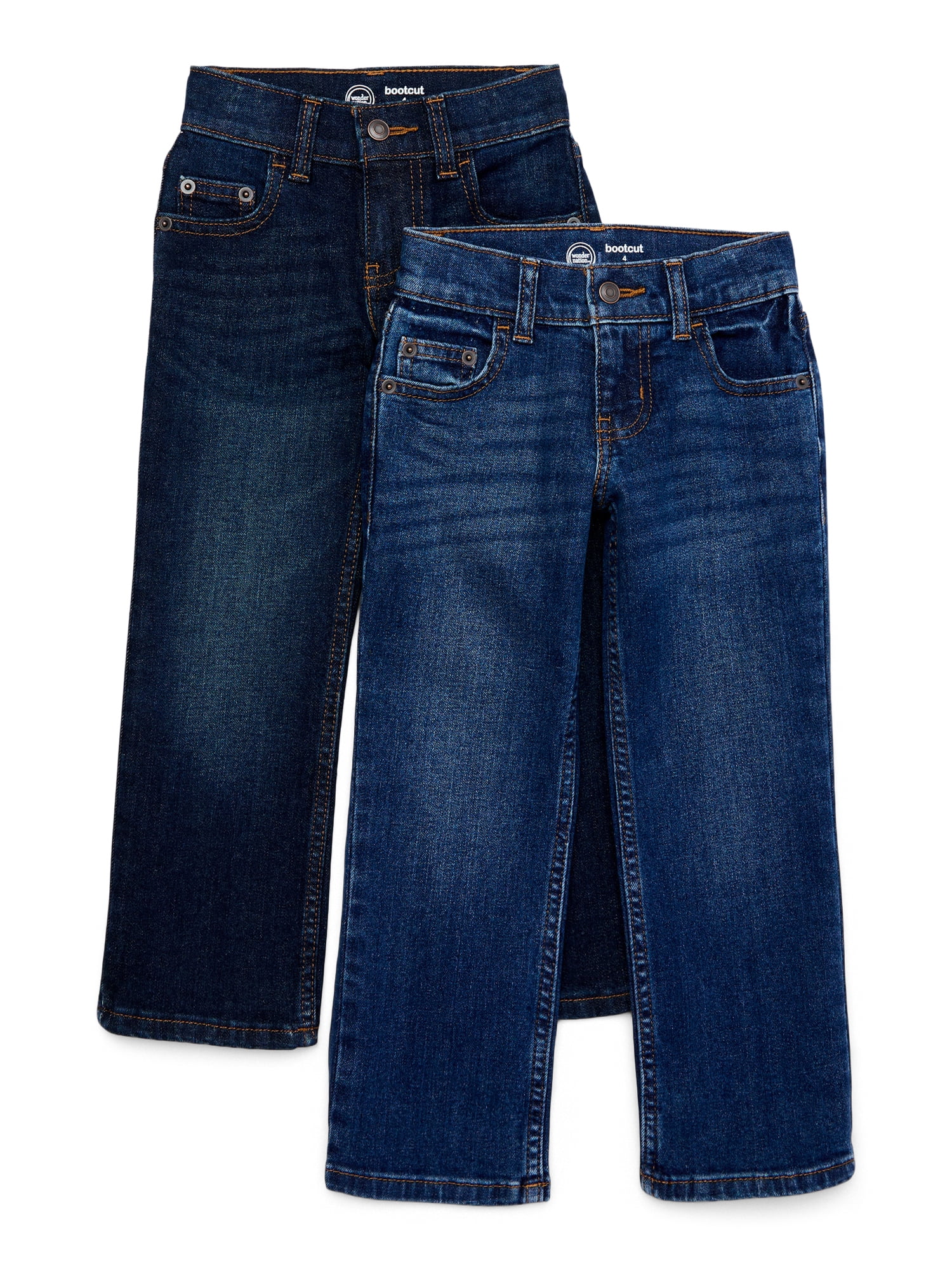 Wonder Nation Boys Bootcut Denim Jean, Sizes 4-18 & Husky