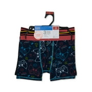 Wonder Nation Boys Boxer Brief Gaming Underwear, 3-Pack, Sizes S-XL