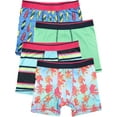 thumbnail image 1 of Wonder Nation Boys Boxer Brief Tropical Underwear, 4-Pack, Sizes S-XL, 1 of 7