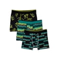 thumbnail image 1 of Wonder Nation Boys Boxer Brief Verbiage Underwear, 3-Pack, Sizes S-XL, 1 of 5