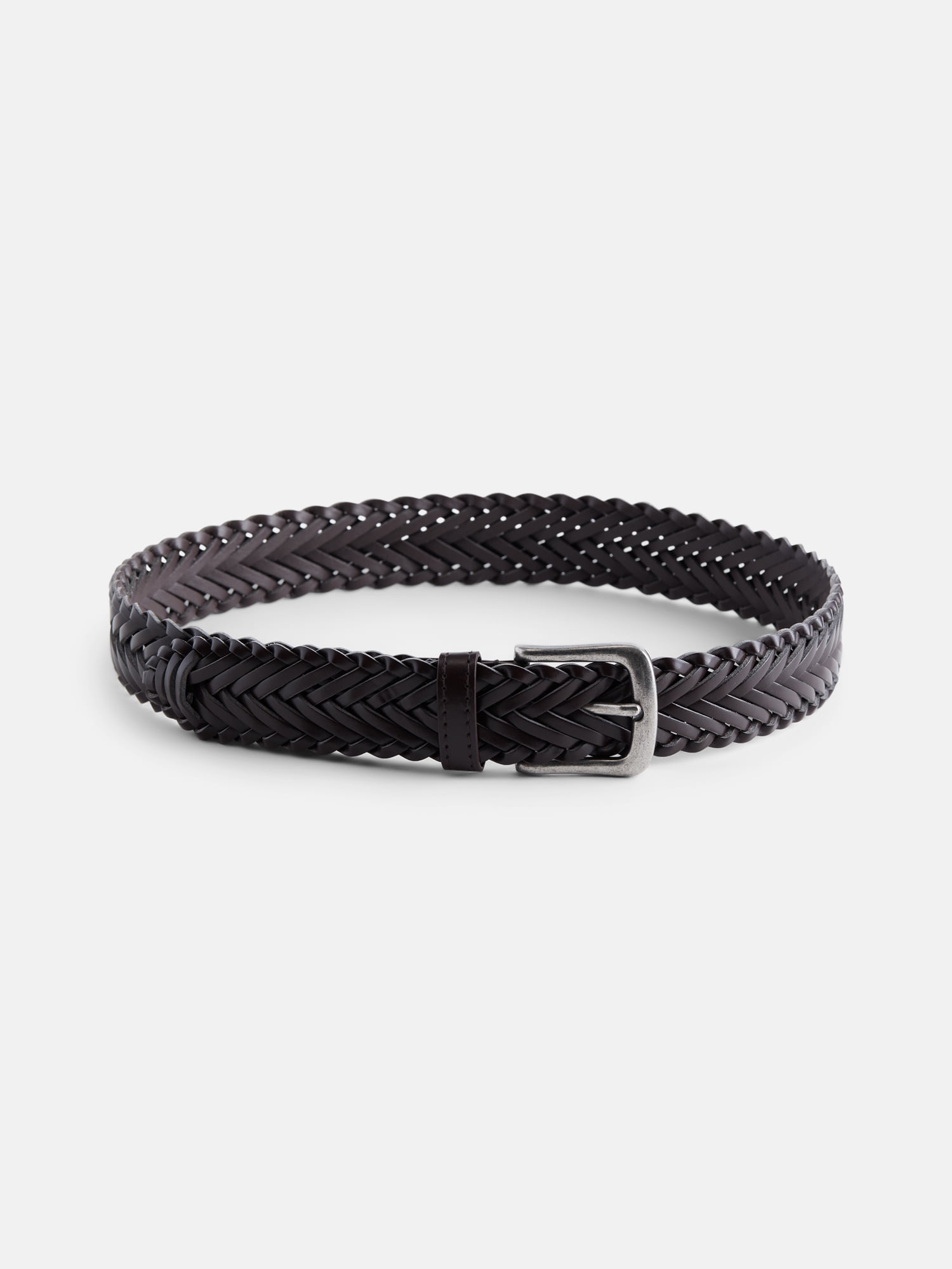 Wonder Nation Boys Brown Braided Belt, Sizes S-L