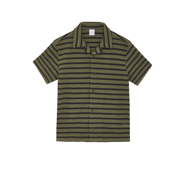 Wonder Nation Boys Button Down Sweater, sizes 4-18