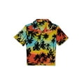 thumbnail image 1 of Wonder Nation Boys Camp Collar Button Up Shirt with Short Sleeves, Sizes 4-12, 1 of 3