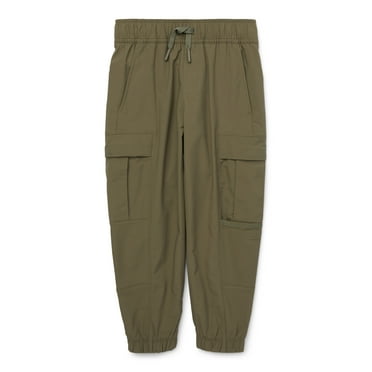 Wonder Nation Boys Hybrid Cargo Joggers, Sizes 4-18 & Husky