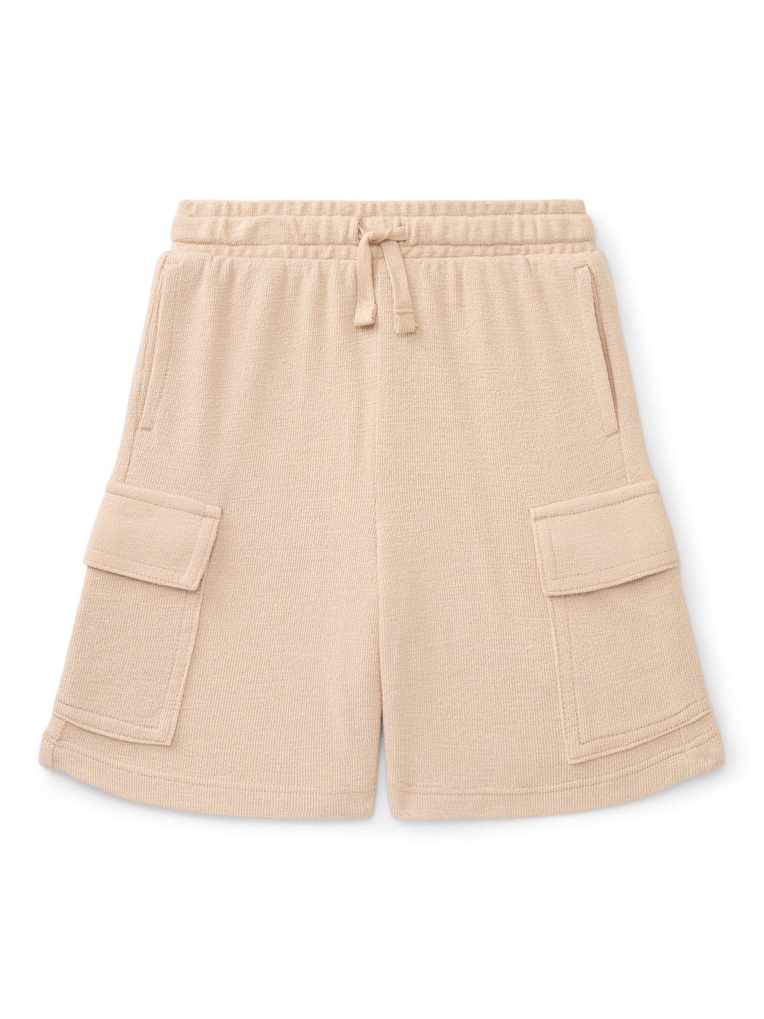 Wonder Nation Little Boys Knit Cargo Shorts, Sizes 4-10