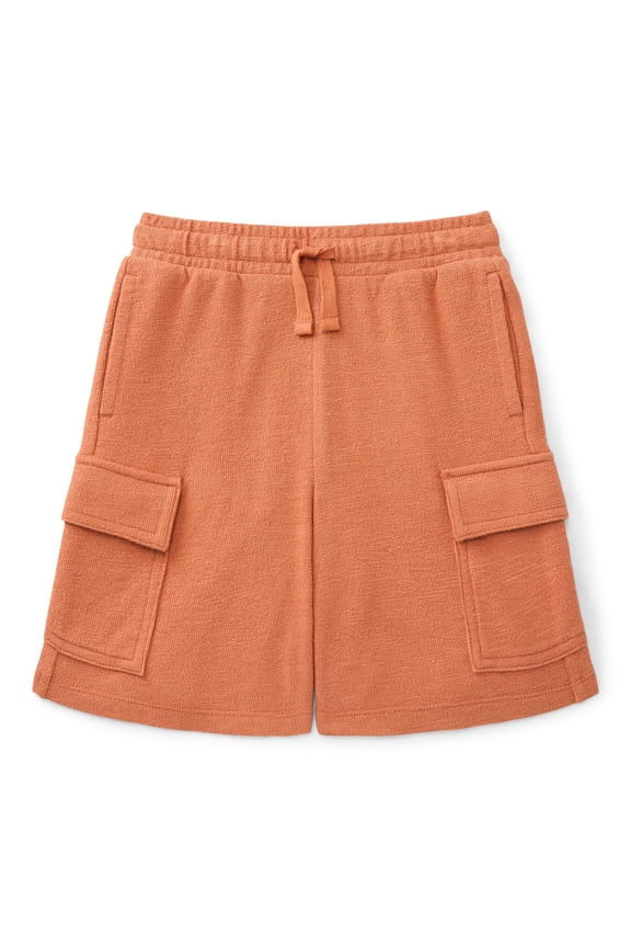 Little Boys Knit Cargo Shorts, Sizes 4-10