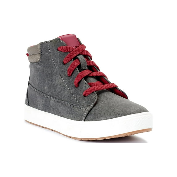 Wonder Nation Boys Casual High Top Sneakers, Sizes 13-6