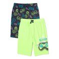 Wonder Nation Boys Comfy Pull On Elastic Waistband Pajama Sleep Shorts