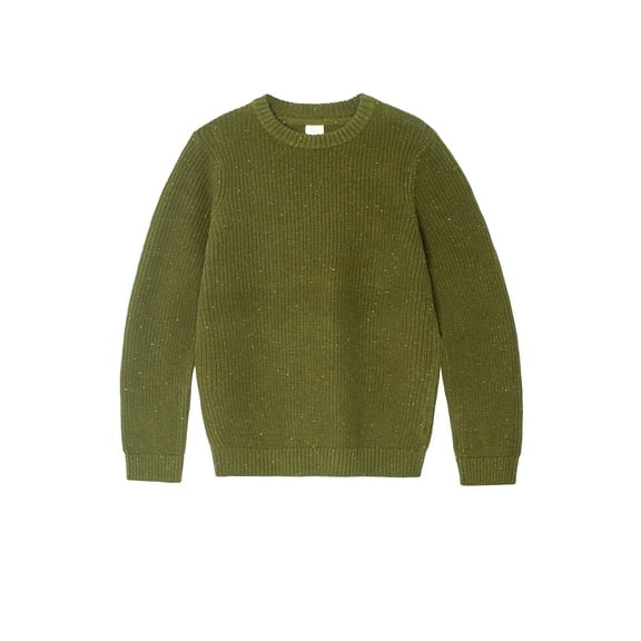 Wonder Nation Boys Confetti Crewneck Sweater, Sizes 4-18