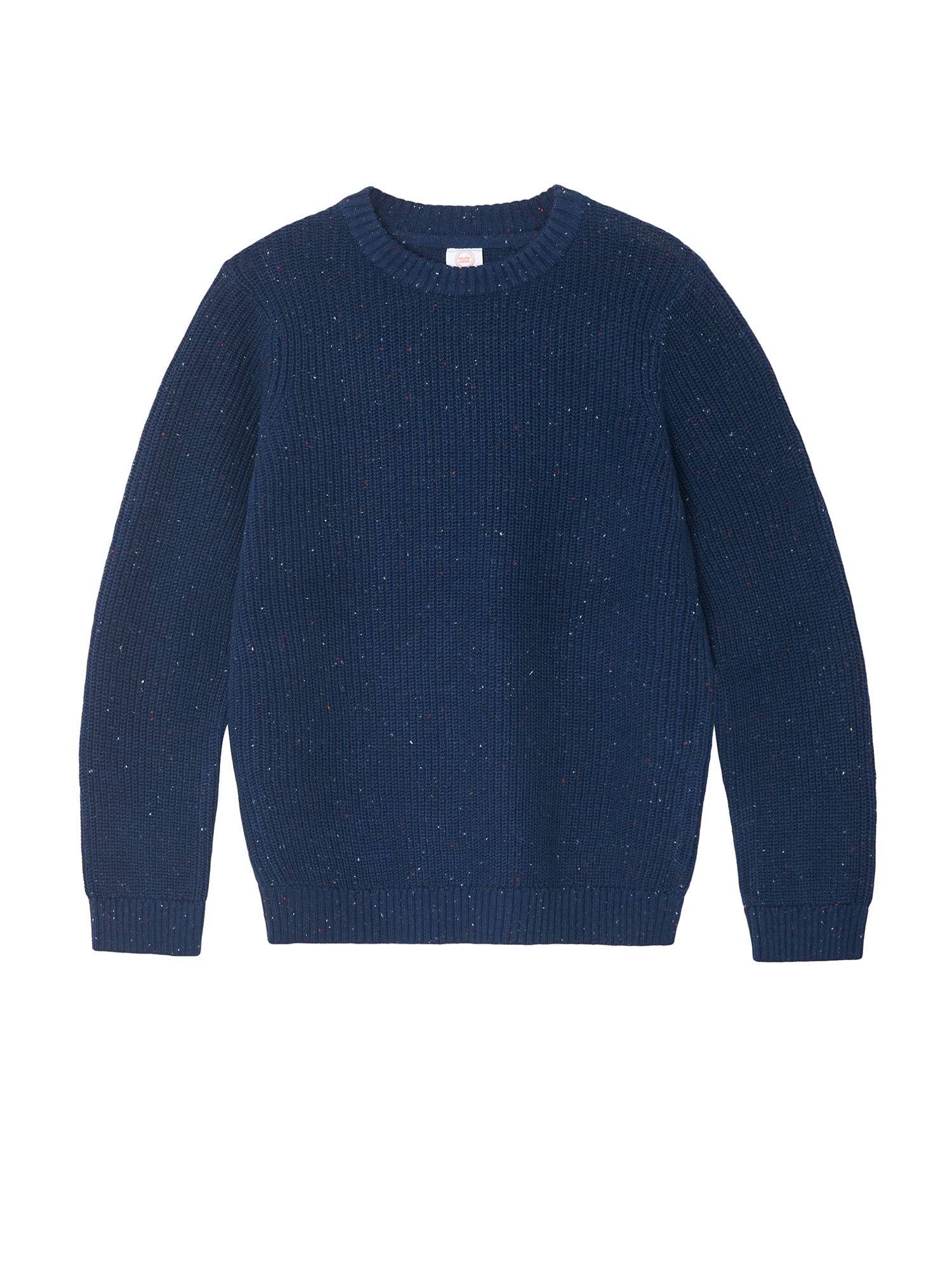 Wonder Nation Boys Confetti Sweater with Long Sleeves, Sizes 4-18