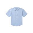 thumbnail image 1 of Wonder Nation Boys Cotton Button Down Shirt with Short Sleeves, Sizes 4/5-18 & Husky, 1 of 3