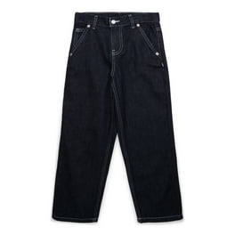 【WONDER WONDER】Hammer Stitch Unbalanced Denim L Wide Pt Wonder Nation Boys Loose Fit Skater Denim Jean, Sizes 4-18