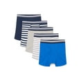 thumbnail image 1 of Wonder Nation Boys Cotton-Stretch Boxer Briefs, 5-Pack, Sizes S-XL, 1 of 6