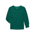 thumbnail image 1 of Wonder Nation Boys Long Sleeve Cozy Pocket T-Shirt, Sizes 4-18 & Husky, 1 of 3