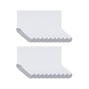 Wonder Nation Boys Cushioned Crew Socks, 10-Pack Sizes S (4-8.5) - L (3-9)