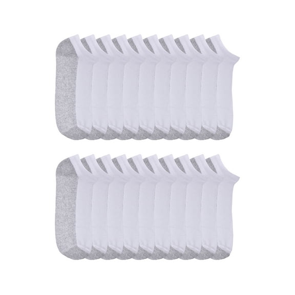 Wonder Nation Boys Cushioned No Show Socks, 10 Pack, Sizes S (4-8.5) - L (3-9)