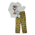 thumbnail image 1 of Wonder Nation Boys Dino Long Sleeve Top and Pants, 2-Piece Sleep Set, Sizes 4-18 & Husky, 1 of 3