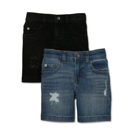 Distressed Denim Shorts: Boys Edgy Summer Look