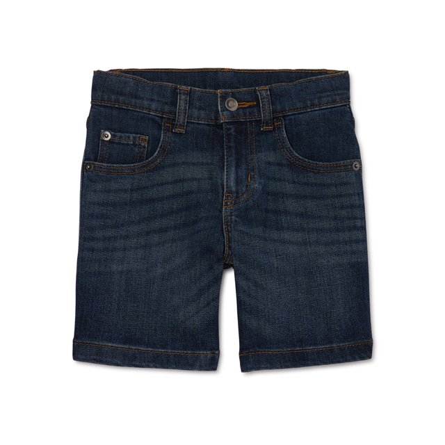 Wonder Nation Boys Distressed Denim Shorts, Sizes 4-18 & Husky ...