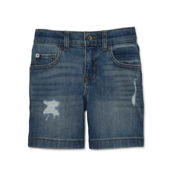 Wonder Nation Boys Distressed Denim Shorts, Sizes 4-18 & Husky