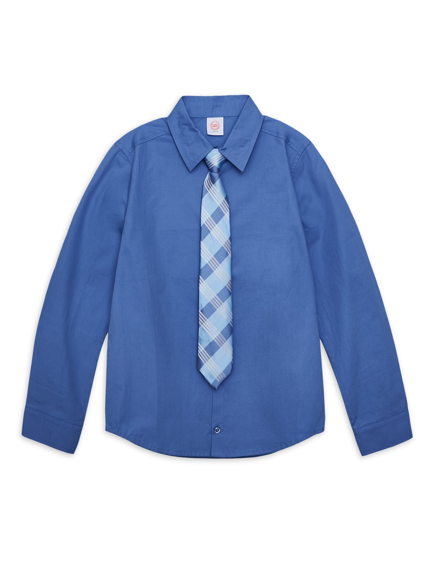Boys clothes half sleeve collar shirt+tie+gallace and short 4 piece dress for boys main image 1