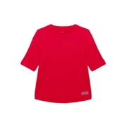Wonder Nation Boys Everyday Swim Rash Guard with UPF50+, Sizes 4-18 & Husky
