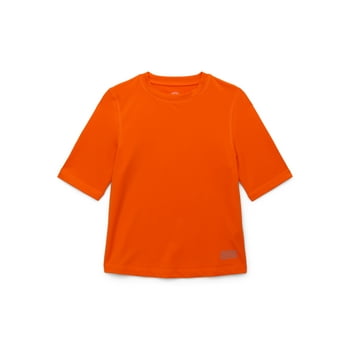 Wonder Nation Boys Everyday Swim Rash Guard with UPF50+, Sizes 4-18 & Husky