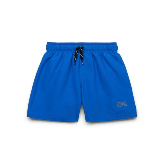 Wonder Nation Boys Everyday Swim Trunks with UPF50+, Sizes 4-18 & Husky