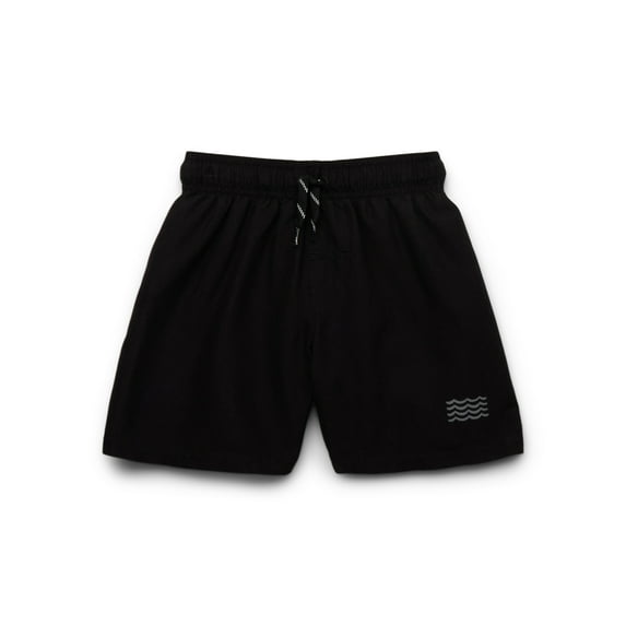 Wonder Nation Boys Everyday Swim Trunks with UPF50+, Sizes 4-18 & Husky