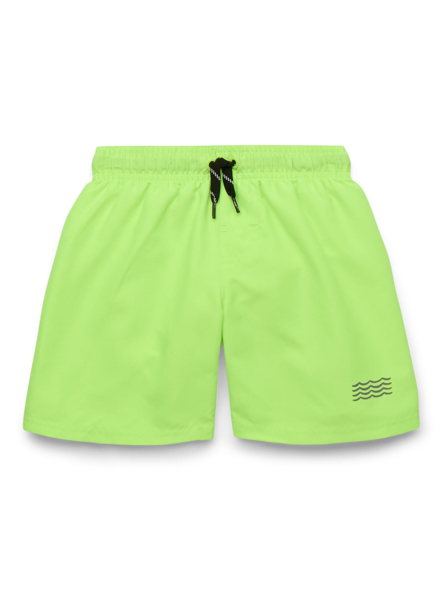 Wonder Nation Boys Everyday Swim Trunks with UPF50+, Sizes 4-18 & Husky