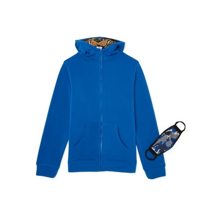 Wonder Nation Boys Exclusive Hoodie with Masks, 3-Piece, Sizes 4-18