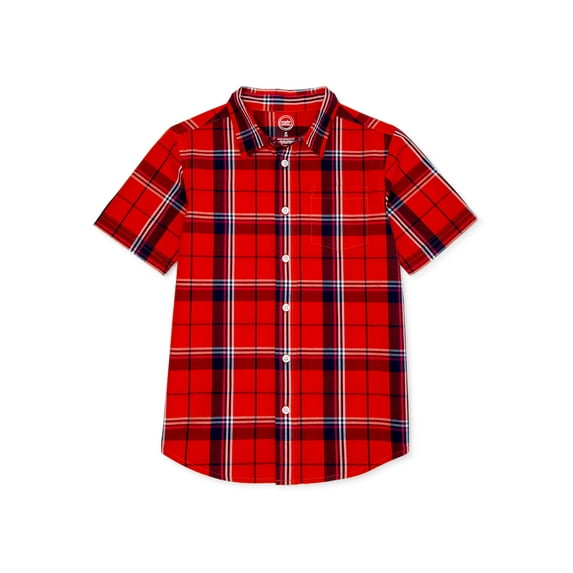 Wonder Nation Boys Exclusive Short Sleeve Shirt, Sizes 4-18