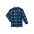 thumbnail image 1 of Wonder Nation Boys Long Sleeve Flannel Shirt, Sizes 4-18 & Husky, 1 of 2