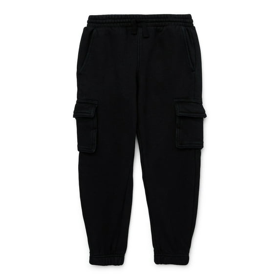 Wonder Nation Boys Fleece Cargo Pants, Sizes 4-18 & Husky
