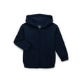 thumbnail image 1 of Wonder Nation Kids Unisex Fleece Full Zip Hoodie, Sizes 4-18 & Husky, 1 of 3