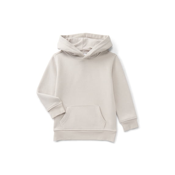 Wonder Nation Boys' Fleece Hoodie with Long Sleeves, Sizes 4-18 & Husky