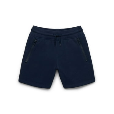 Wonder Nation Boys Fleece Pull-On Shorts with Zipper Pockets, Sizes 4-18 & Husky
