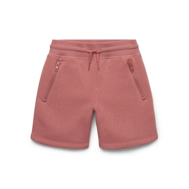 Wonder Nation Boys Fleece Pull-On Shorts with Zipper Pockets, Sizes 4-18 & Husky