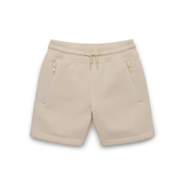 Wonder Nation Boys Fleece Pull-On Shorts with Zipper Pockets, Sizes 4-18 & Husky