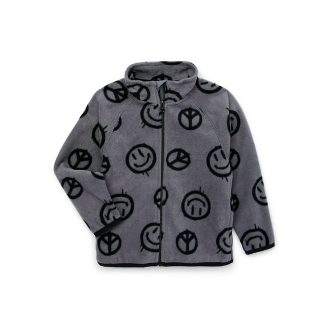 Wonder Nation Boys Fleece Zip Jacket, Sizes 4-18